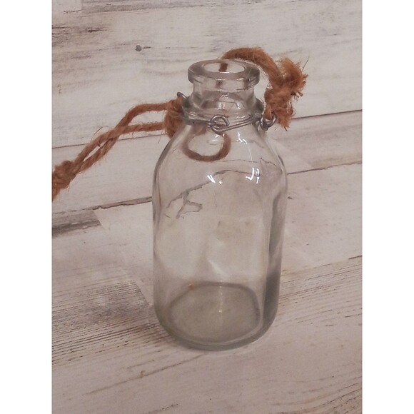 Miniature‎ Hanging Milk Jug Twine Hanger Great Decor Farmhouse - Picture 2 of 10